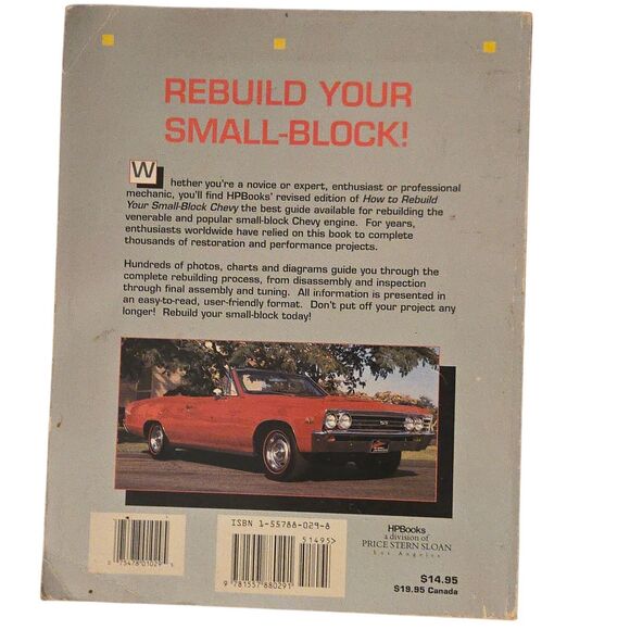How to Rebuild Your Small Block Chevy Troubleshooting Removal Disassembly Book - Picture 2 of 6
